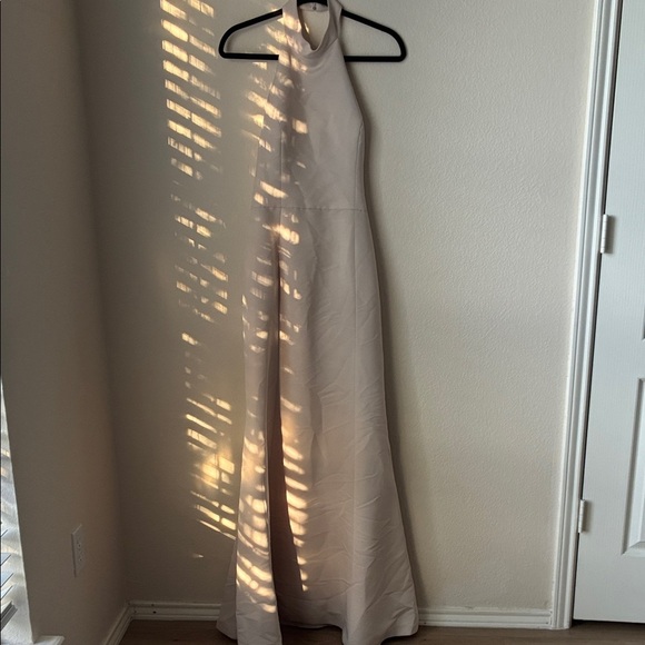 Amsale Strapless Cream Gown like new excellent condition clean condition - Picture 2 of 7